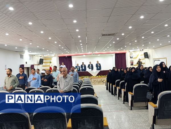 جلسه مدیران مدارس در شهرستان خلیل آباد 