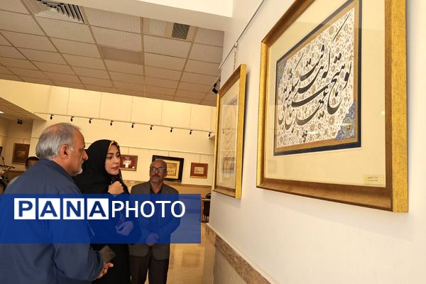برگزاری نمایشگاه خوشنویسی به مناسبت هفته فرهنگی در ملارد 