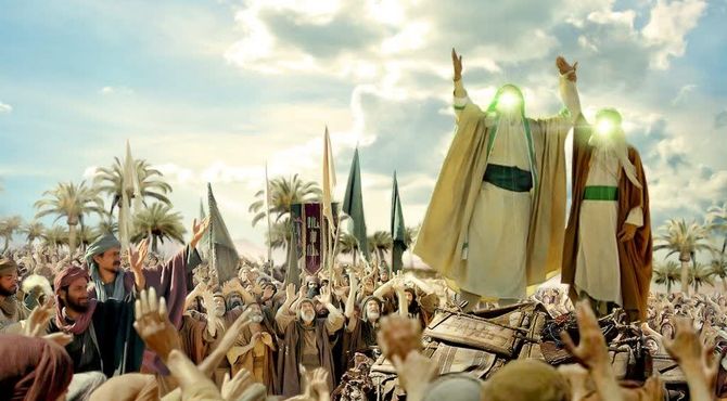 جشن غدیر دربوستان پردیسان با شور و نشاط برگزار شد