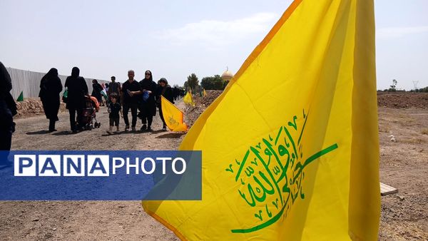پیاده‌روی جاماندگان اربعین حسینی در شهرستان نظرآباد 