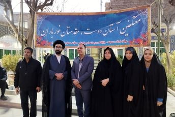 حضور میدانی مدیر آموزش و پرورش ناحیه ۳ اصفهان در اعتکاف مسجد برکت پاچنار