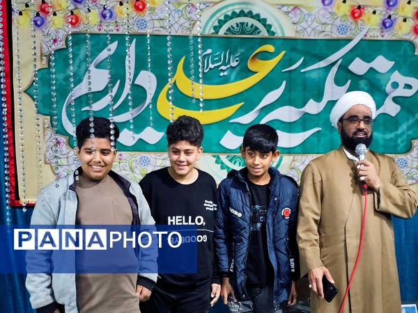 جشنی ماندگار در مهدیه عنبرآباد با طنین نام علی (ع)