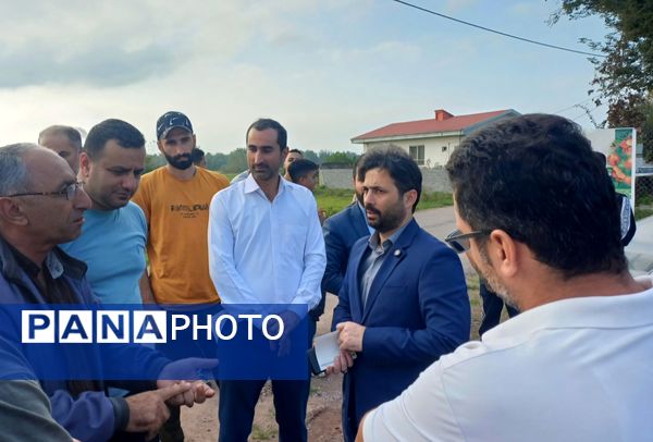بازدید میدانی نماینده مجلس از باغچه بنه؛ نگاهی نزدیک به دغدغههای مردم