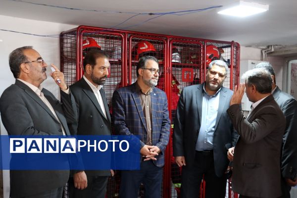 گرامیداشت روز آتش‌نشان و عطرافشانی مزار شهدای گمنام در تربت‌حیدریه