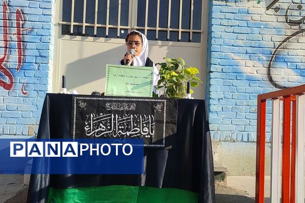 پیوند دل‌های دانش‌آموزان شهرقدس در سوگ حضرت زهرا(س)