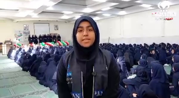 آغاز سال تحصیلی با جشن و برنامه صبحگاهی در دبستان شهدای مخملبافی کاشان