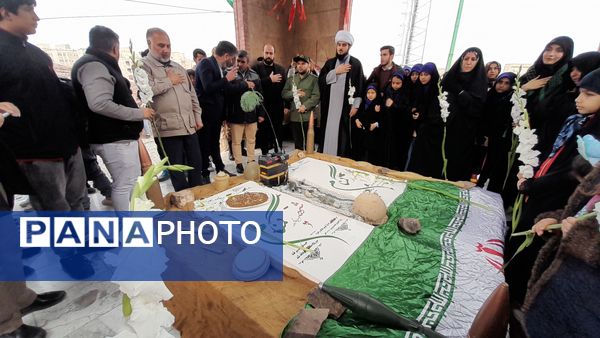 تجدید میثاق مردم صفادشت با شهدای گمنام
