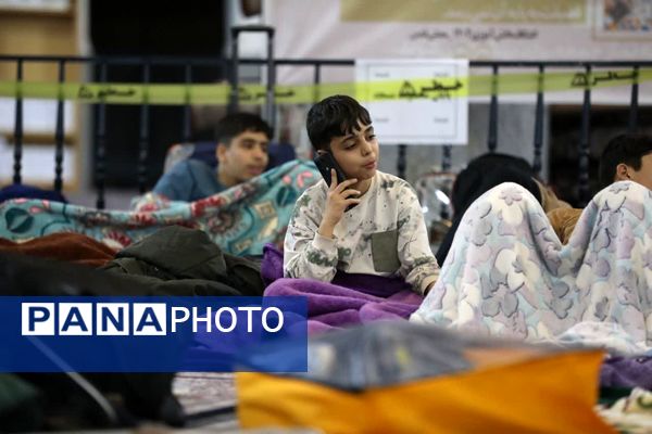 مراسم اعتکاف دانش آموزی در مسجد اعظم و مصلای قدس قم