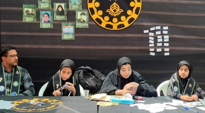 هم قدم تا حرم موکب سازمان دانش آموزی در مشهد 