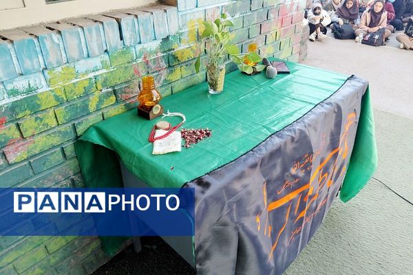  مراسم عزاداری حضرت زهرا (س) در مدرسه الزهرا  پردیس