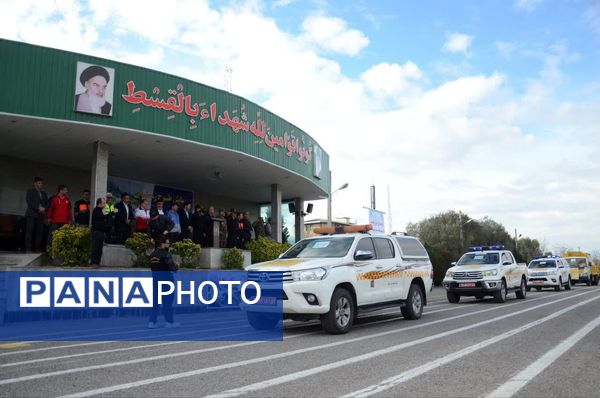 برگزاری رزمایش طرح زمستانه پلیس‌راه فرماندهی انتظامی استان گلستان