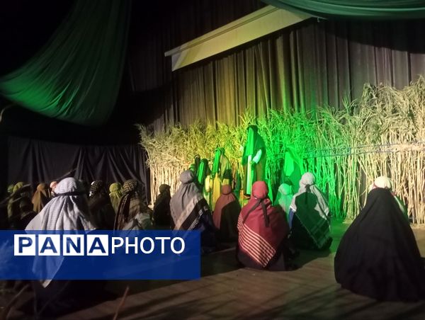 شب سوم نمایش واره کاروان عشق در نیشابور 