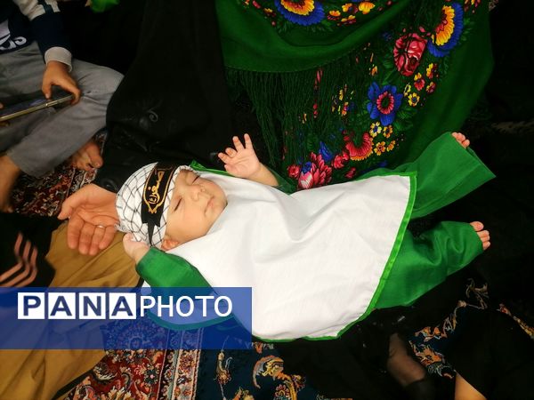 آیین شیرخوارگان حسینی در نخستین روز محرم در مساجد  نیشابور و شهر بار