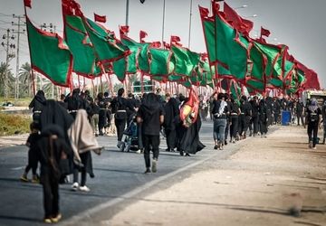 جاماندگان اربعین ازراه دور دل را به ضریح ارباب دخیل بستند