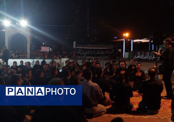 برگزاری مراسم شب دوم عزاداری ماه محرم در مسجد شهدای گمنام 