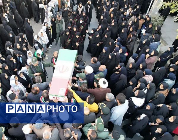 تشییع  پیکر مطهر شهید خوشنام در شهرستان خلیل آباد 