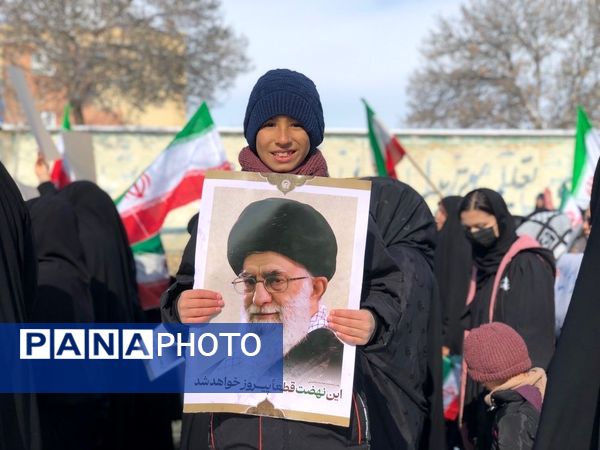 حماسه‌آفرینی دیگر از مردم منطقه رضویه در راهپیمایی 22بهمن
