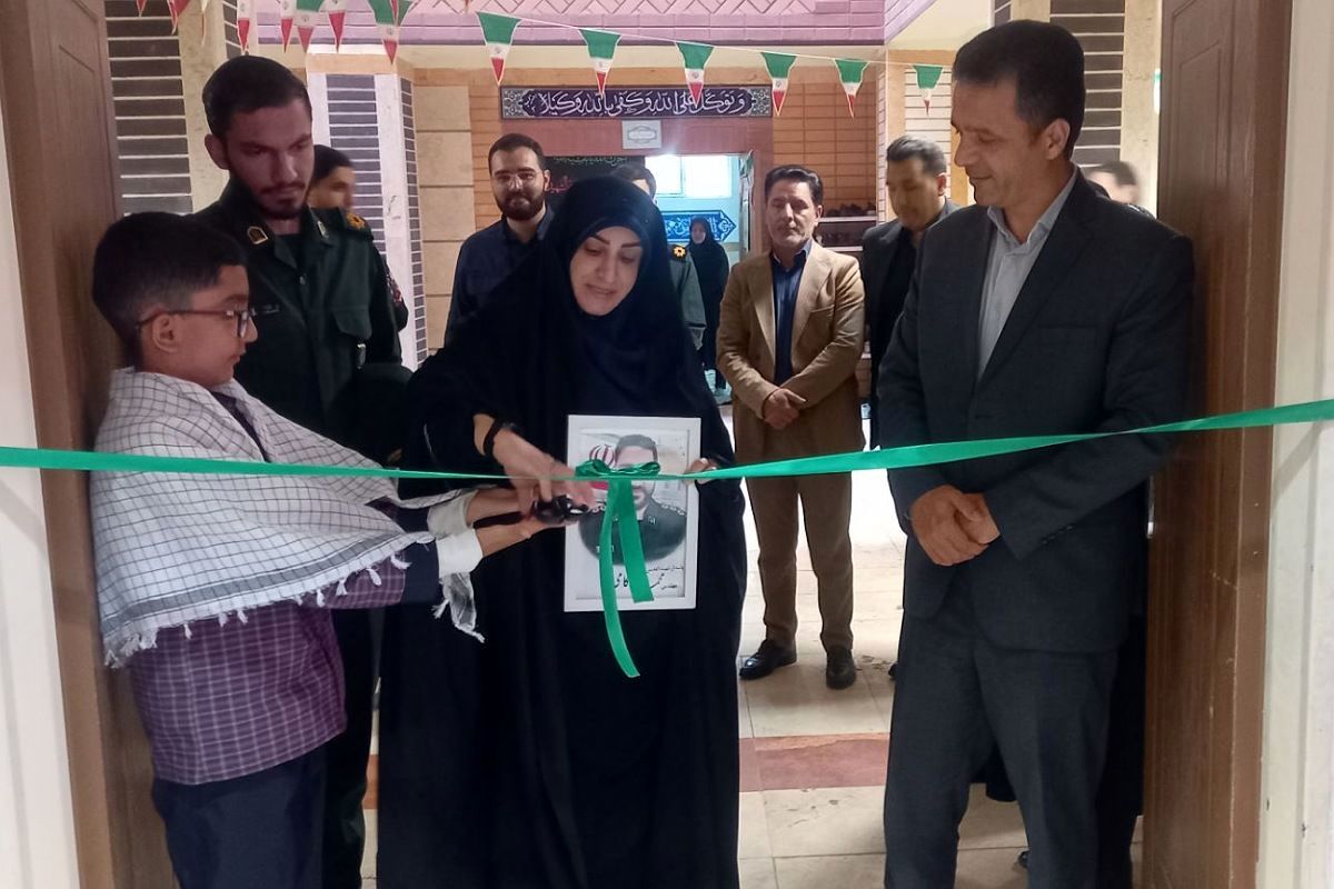 مراسم عزاداری ایام فاطمیه و بزرگداشت شهادت حضرت زهرا (س)  و افتتاح کلاس سایت دبستان شهید نوروزعلی حسینی