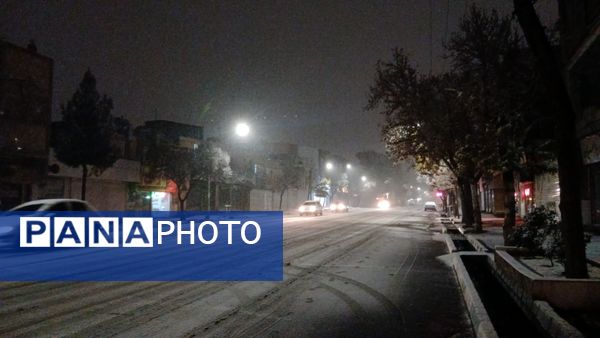 اواخر پاییز و سفید پوش شدن شهر