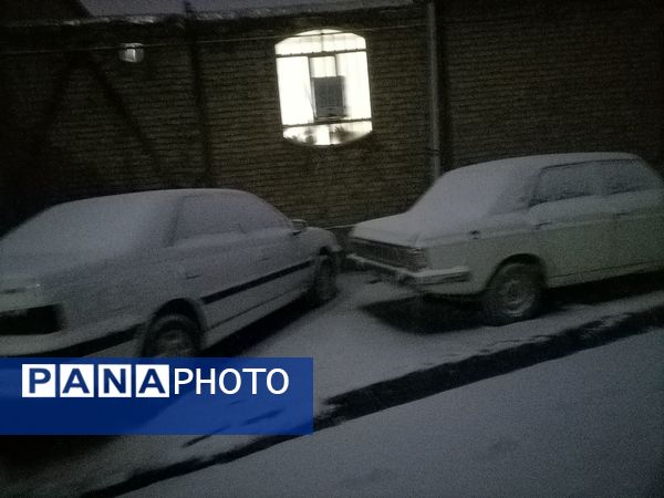 گذری بر بارش برف زمستانی در شهر بار