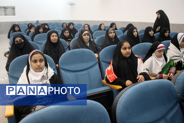 مراسم استقبال از شهید گمنام در اداره‌کل آموزش و پرورش استان بوشهر