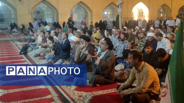 تجمع مردم نیشابور برای محکومیت حملات آمریکا و رژیم صهیونسیتی به تاسیسات هسته ای ایران 