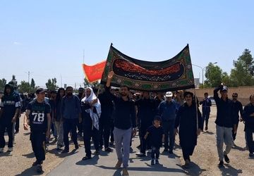 گزارشی از راهپیمایی دلدادگان حسینی در سمنان