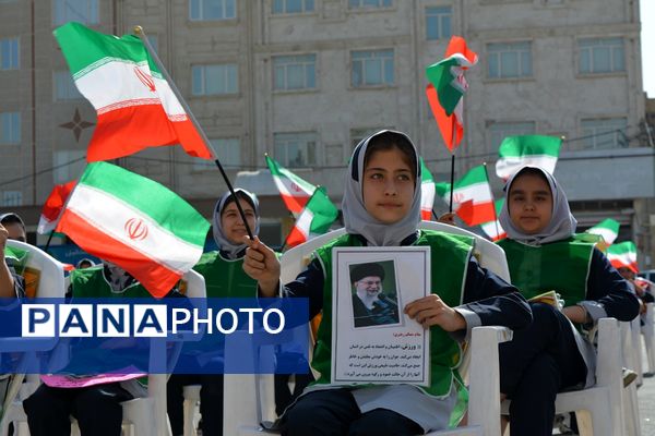 برگزاری المپیاد ورزشی درون مدرسه‌ای در بهارستان‌دو