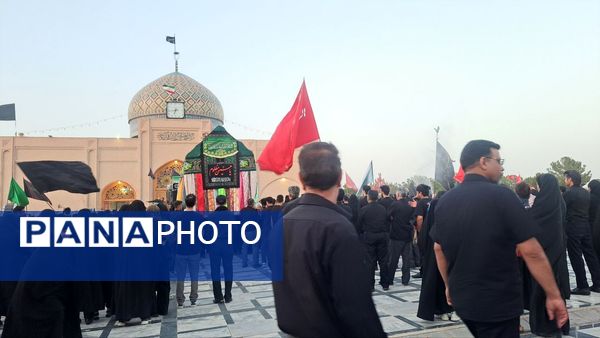 عزاداری هیئت‌های مذهبی در بارگاه منور امام زاده محمد عابد کاخک