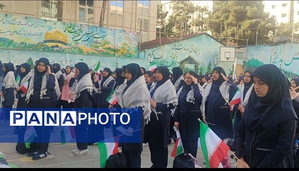 زنگ مهر ، نوای مقاومت در دبیرستان شاهد تکتم مشهد 