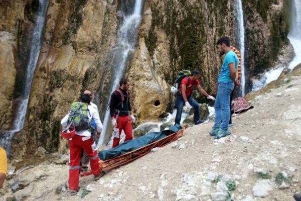 سقوط از کوه جان کوهنورد تکابی را گرفت