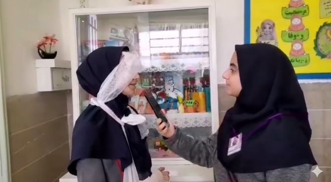 آموزش عملی نکات زلزله در مدرسه شهید سلیمانی با مانور زلزله