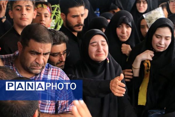 برگزاری مراسم تشییع پیکر مطهر  شهیدان مدافع وطن ، مصطفی بیات و غلامرضا سوری در آستان مقدس بی‌بی سکینه(س) صفادشت 