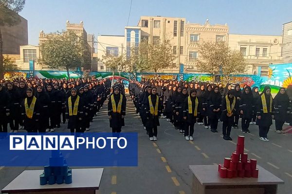 افتتاحیه جشنوارهی بازیهای مهارتی-ورزشی در مدرسه زهرهوند قرچک