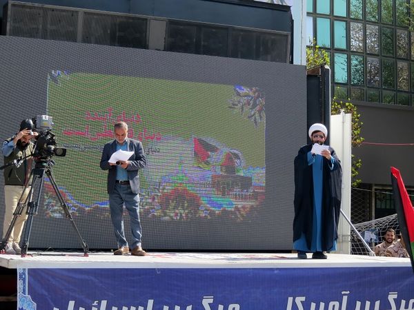 راهپیمایی روز قدس در شهرستان بجنورد 