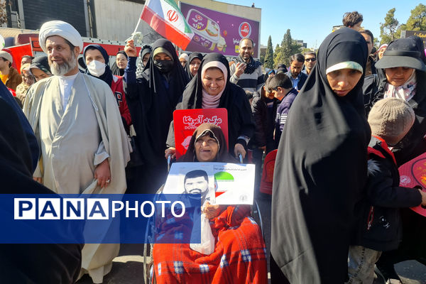 چهل و ششمین سالگرد پیروزی انقلاب  و راهپیمایی 22 بهمن در شیراز