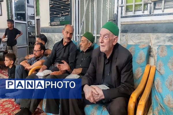 عزاداری شب هشتم ماه محرم در شهر بار 