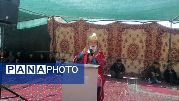 مراسم تعزیه خوانی در روز اربعین حسینی در شهر بار
