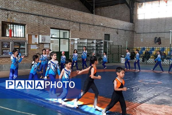 درخشش ژیمناست‌های فیروزکوه در رقابت شهرستانی