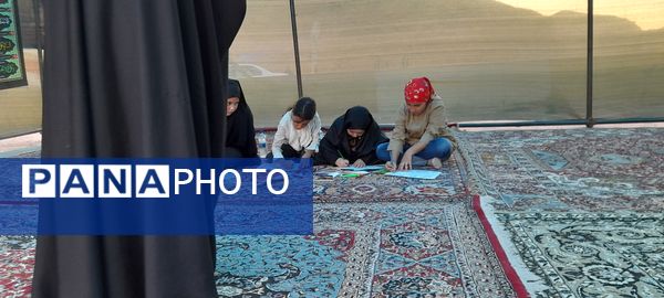 برپایی غرفه فرهنگی هنری موکب حضرت قاسم ابن الحسن(ع) شهرستان هلیلان