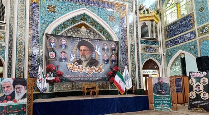 مراسم سالگرد شهادت شهدای خدمت در نیشابور
