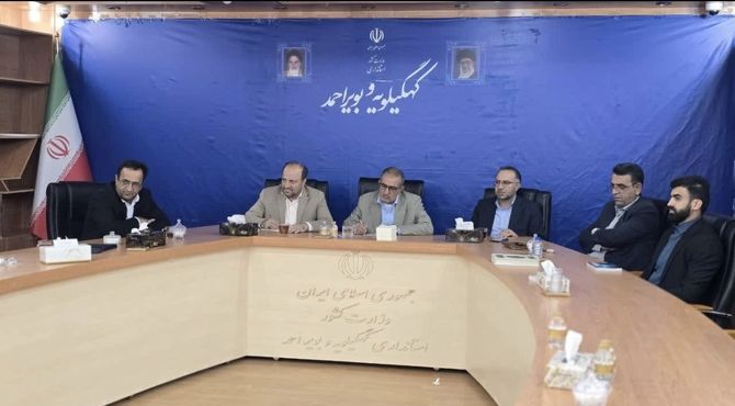 نشست رئیس سازمان بسیج علمی، پژوهشی و فناوری با استاندار کهگیلویه و بویراحمد