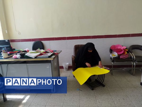 آمادگی دبستان شهید نجفی فدافن برای میزبانی ماه مهر