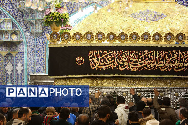 مراسم عزاداری سالروز شهادت امام هادی(ع) در حرم حضرت معصومه(س)
