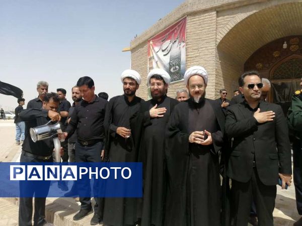 امامزاده سین حسن روستای میرآباد، میزبان مسئولان شهرستان خلیل‌آباد