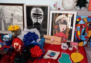 نمایشگاه هنری ویژه هفته «ماها» تجلی خلاقیت و فرهنگ 