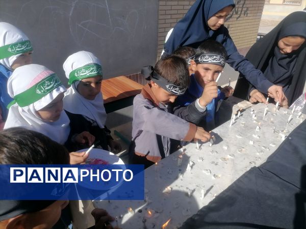 برپایی موکب دانش‌آموزی به‌مناسبت شهادت حضرت فاطمه(س)