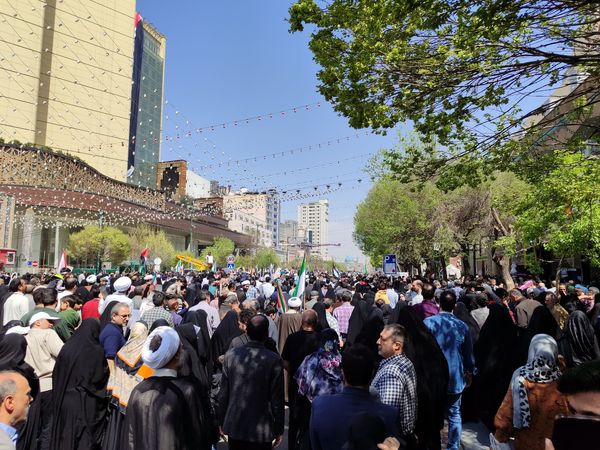 راهپیمایی روز جهانی قدس در مشهد مقدس