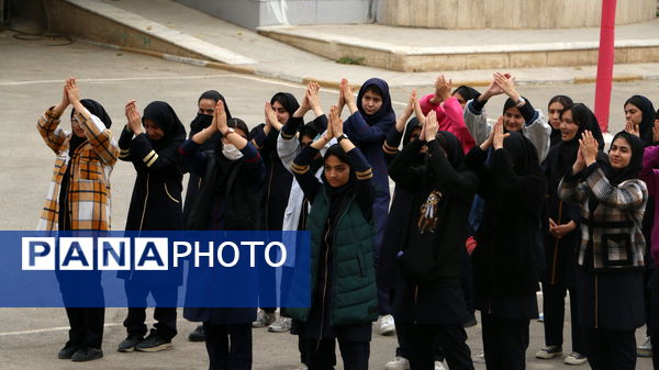 برگزاری مراسم صبحگاهی مدارس شهرستان ملارد