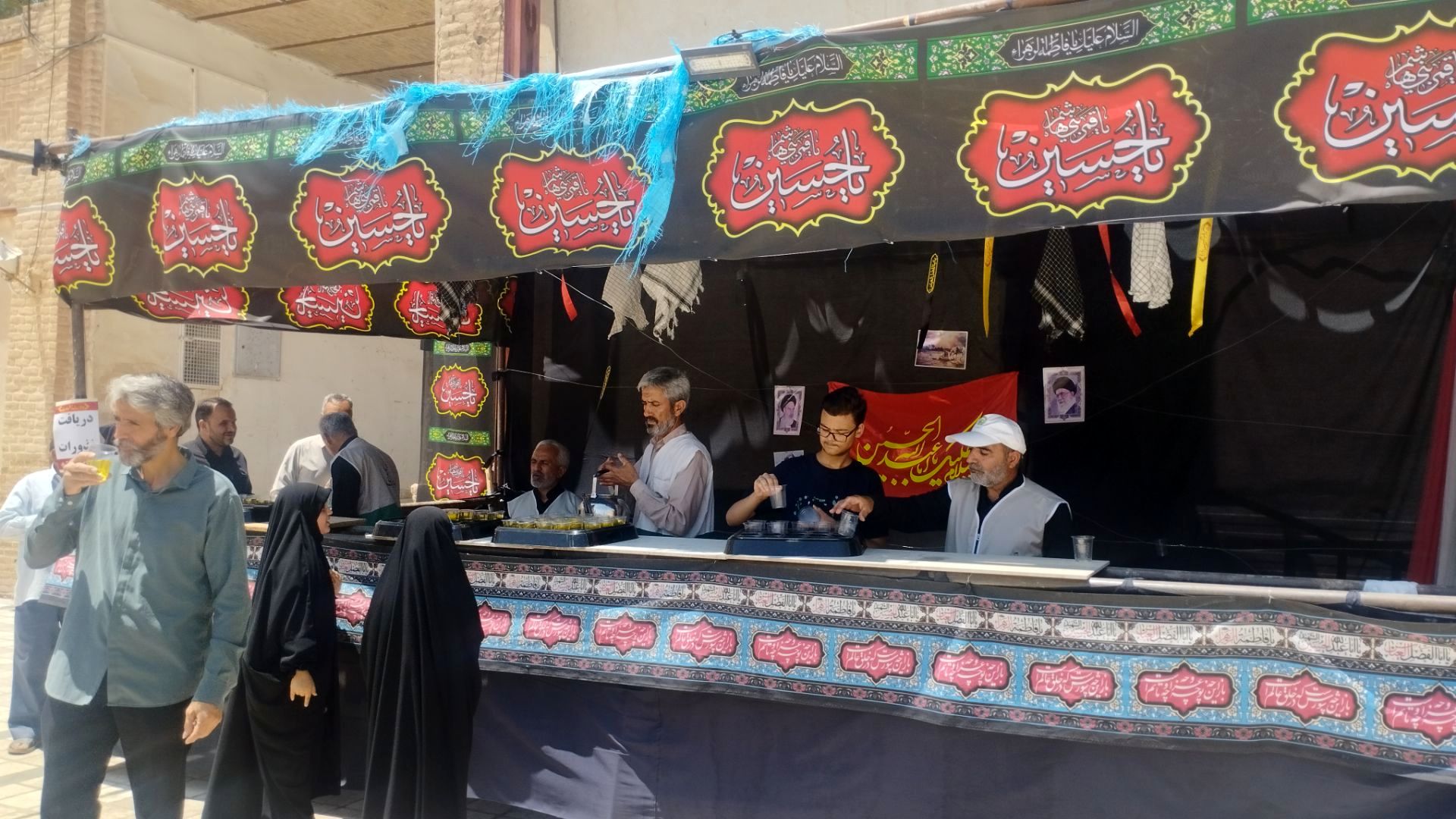 برپایی موکب در شهرستان خلیل آباد 